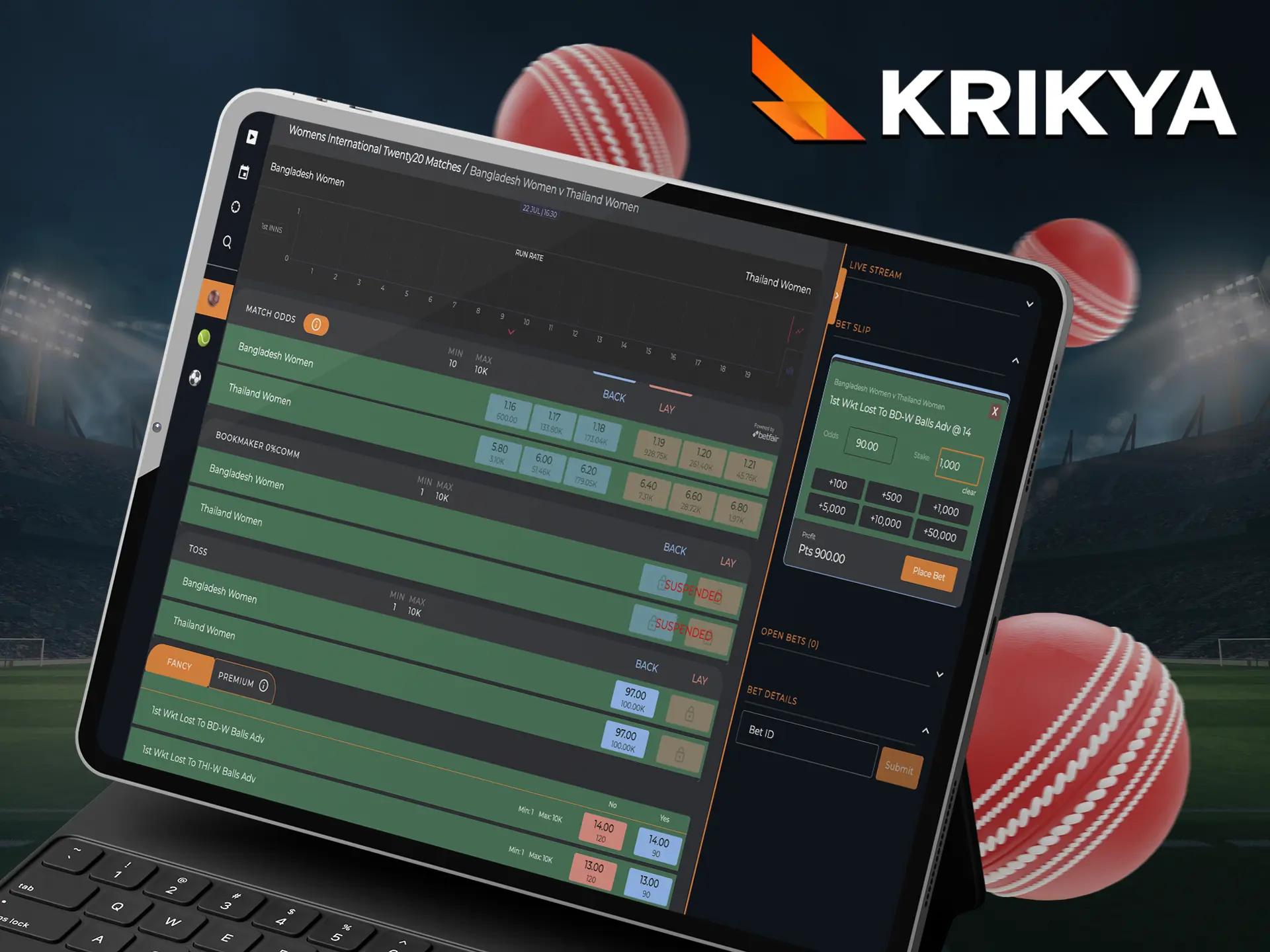 kriya betting